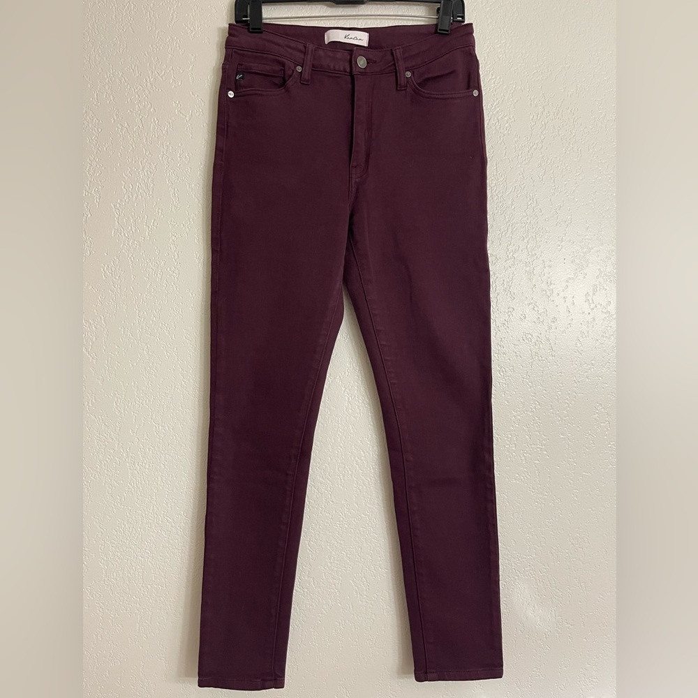 Kancan Plum Purple / Burgundy Skinny Jeans, Size 9 / 28, EUC